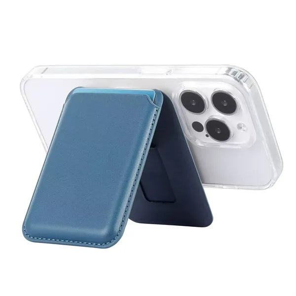 Low MOQ Custom Logo Magnetic Phone Card Holder with Stand
