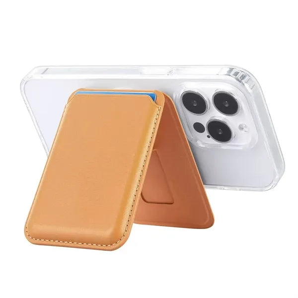 Low MOQ Custom Logo Magnetic Phone Card Holder with Stand