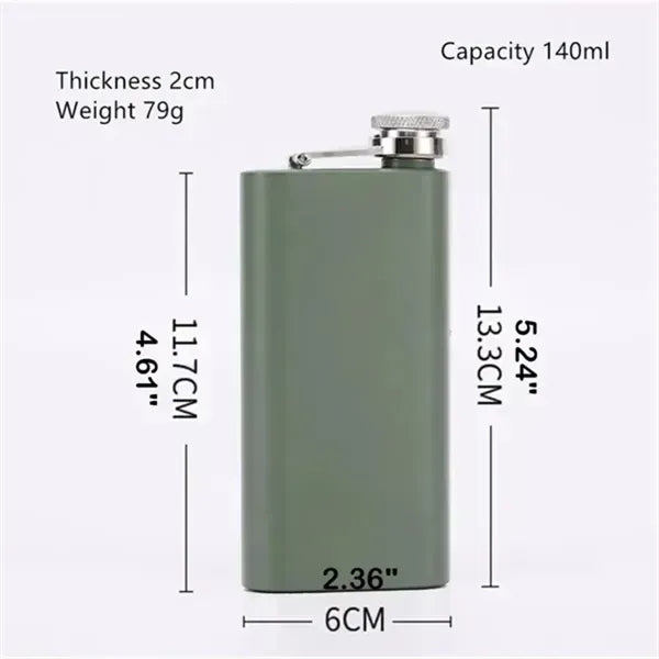 Portable Stainless Steel Outdoor Camping Wine Flask
