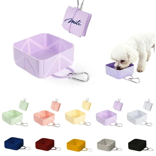 17oz Collapsible Silicone Pet Bowl