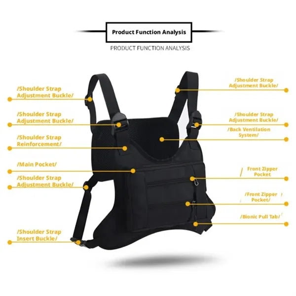 Sports Chest Bag Water Resistant