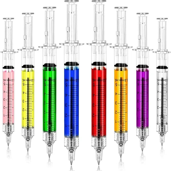 Ballpoint Clicker Syringe Pen