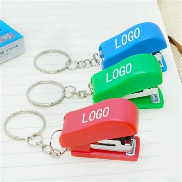 Pocket-Sized Stapler Keychain