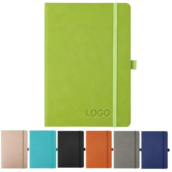 A5 PU Notebook With Elastic Band