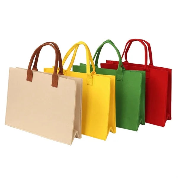 Eco-Friendly Foldable Felt Tote ()