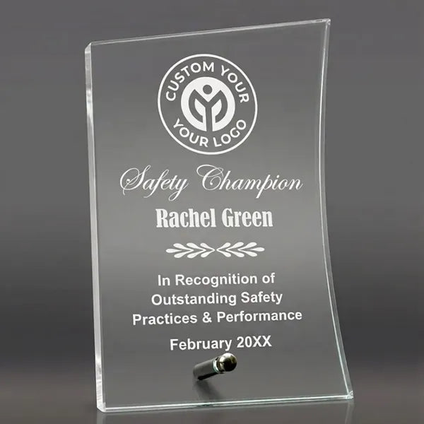 Laser Engraved Standing Acrylic Plaque