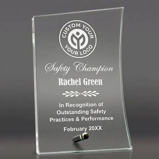 Laser Engraved Standing Acrylic Plaque