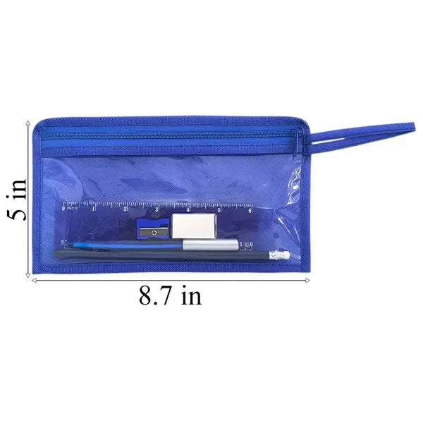 5PCS Stationery Set w/ Non-Woven Pencil Case