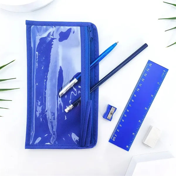 5PCS Stationery Set w/ Non-Woven Pencil Case