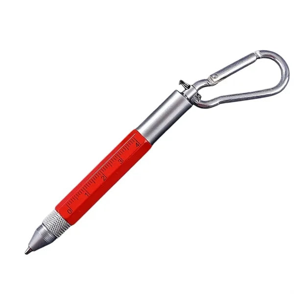 Promo 6-in-1 Multi-Tool Keychain Pen Metal Custom Laser