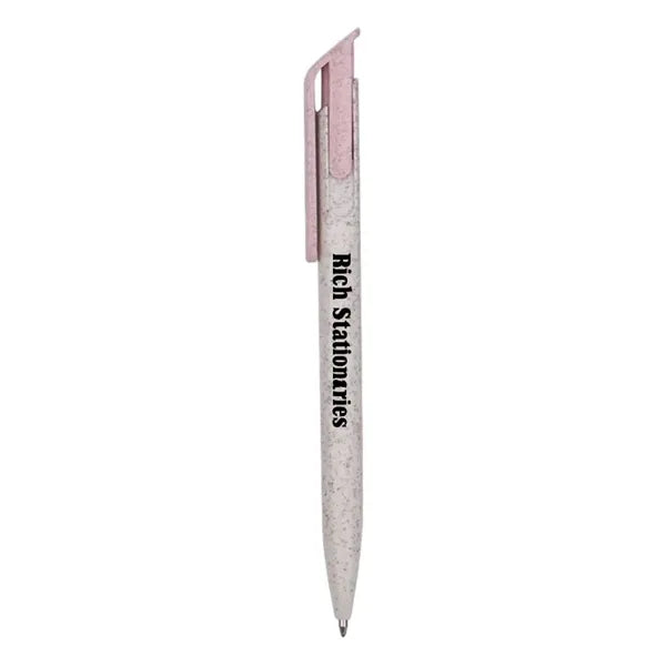 Promo Eco-Friendly Wheat Straw BallpointPen Custom Print