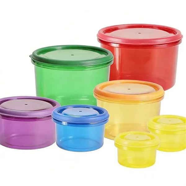 7-Piece Portion Control Container Set for Healthy Meal Prep