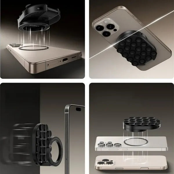 Multi-Functional Suction Phone Stand