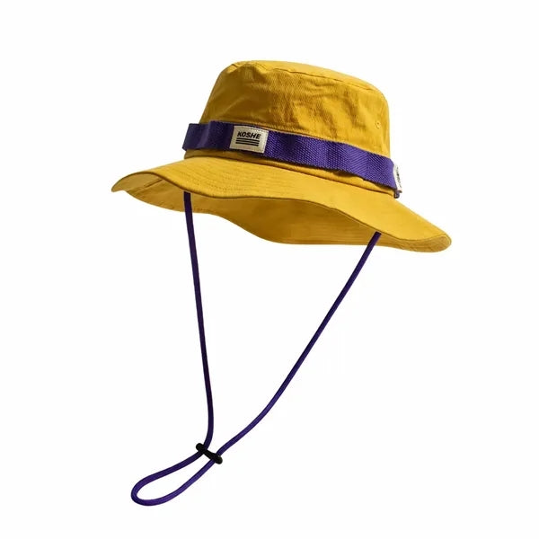 Branded Color Block Bucket Hat - Quick Dry