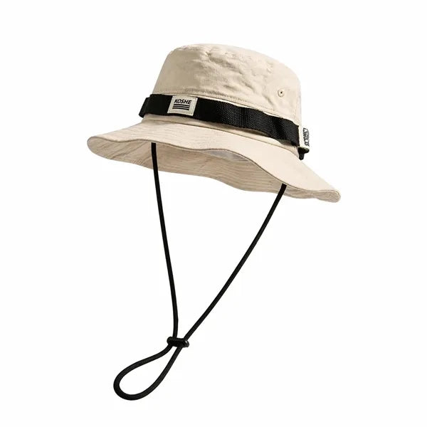 Branded Color Block Bucket Hat - Quick Dry