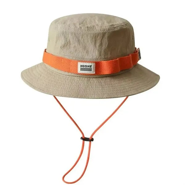 Branded Color Block Bucket Hat - Quick Dry