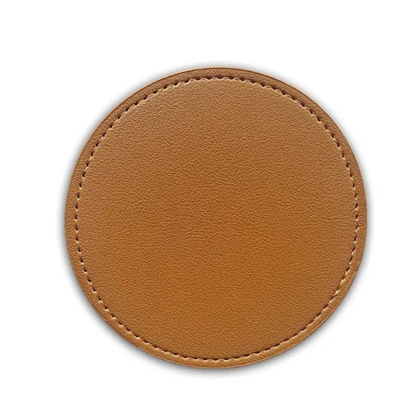 PU Leather Round Coaster