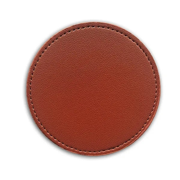 PU Leather Round Coaster
