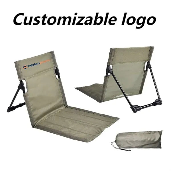 Folding Beach Chair Oxford+Aluminum 26.8" Portable
