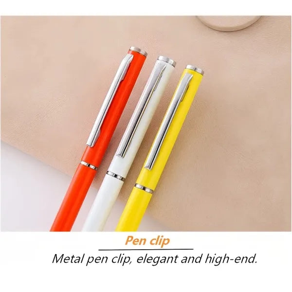 Slim Metal Custom Logo Ballpoint Pen Gift