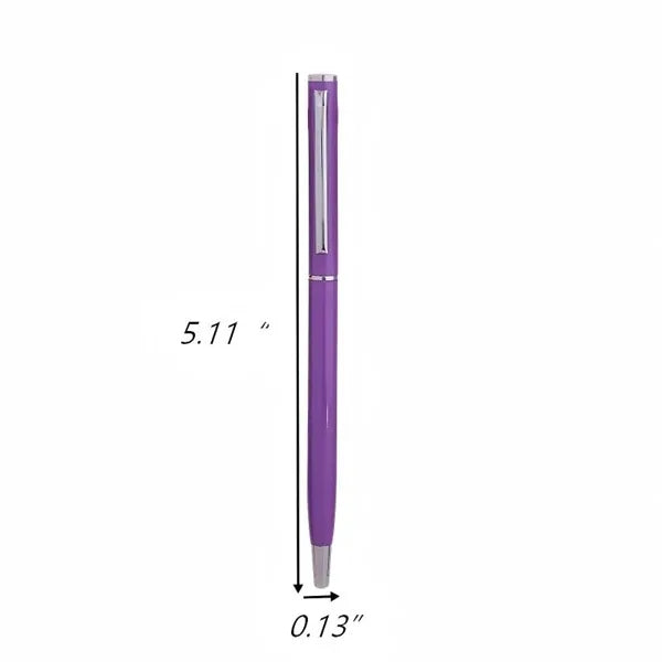 Slim Metal Custom Logo Ballpoint Pen Gift