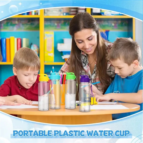 17oz Portable Sports Water Bottle Leakproof Flip Lid