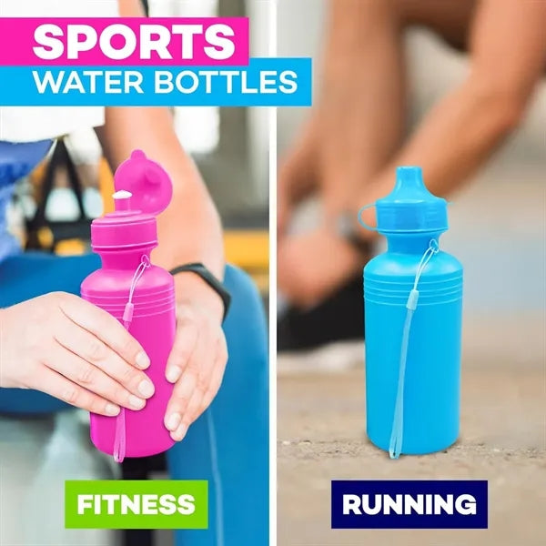 15oz Sports Neon Colors Water Bottles