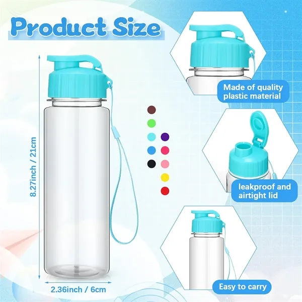 17oz Portable Sports Water Bottle Leakproof Flip Lid