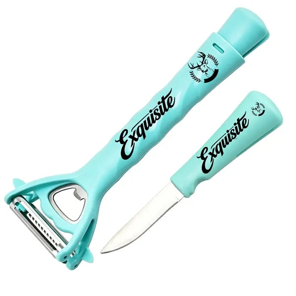 Multi functional peeler set