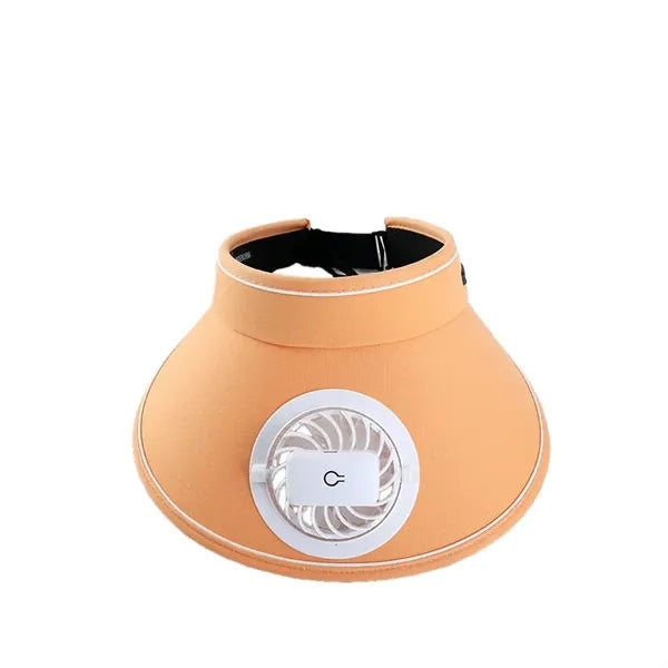 USB Fan Sun Hat Custom Logo Cooling Outdoor Cap