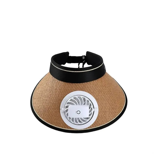 USB Fan Sun Hat Custom Logo Cooling Outdoor Cap