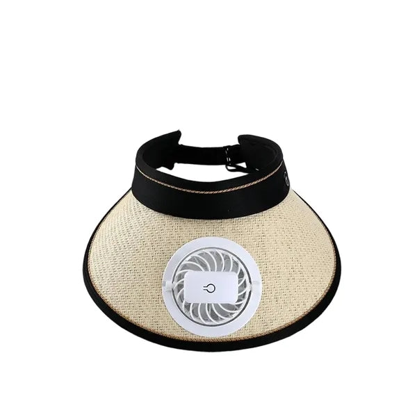 USB Fan Sun Hat Custom Logo Cooling Outdoor Cap