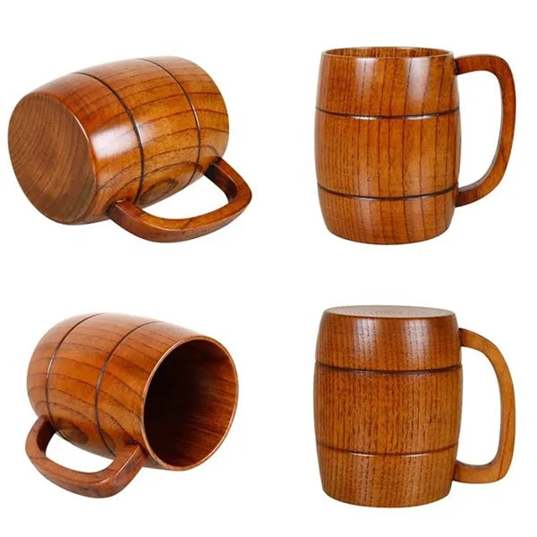 11OZ Natural Wooden Cup