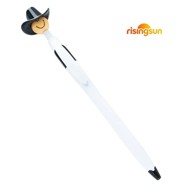 Creative Smiley Face Plastic Click Pen
