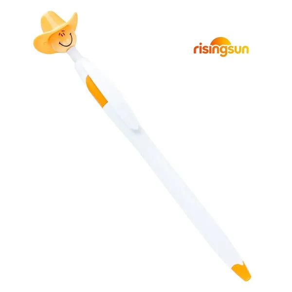Creative Smiley Face Plastic Click Pen