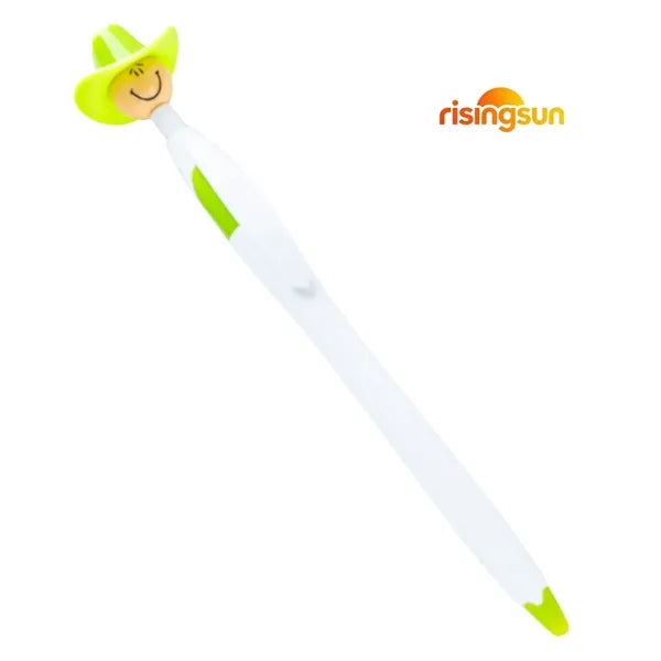 Creative Smiley Face Plastic Click Pen