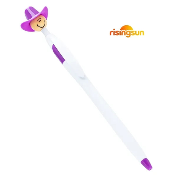 Creative Smiley Face Plastic Click Pen