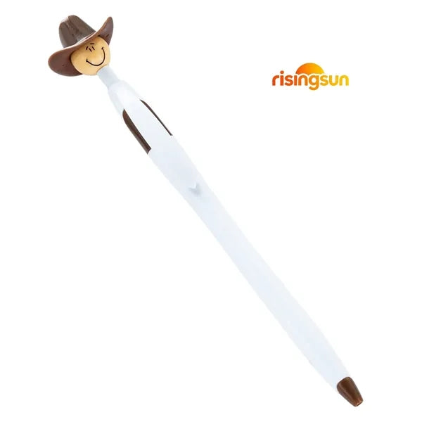 Creative Smiley Face Plastic Click Pen