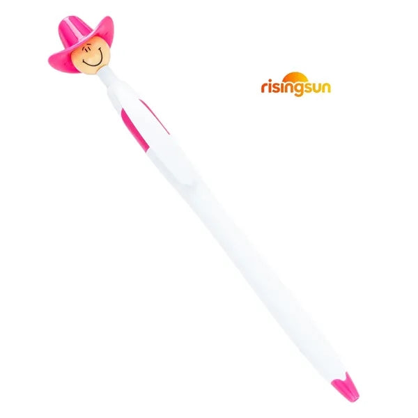 Creative Smiley Face Plastic Click Pen