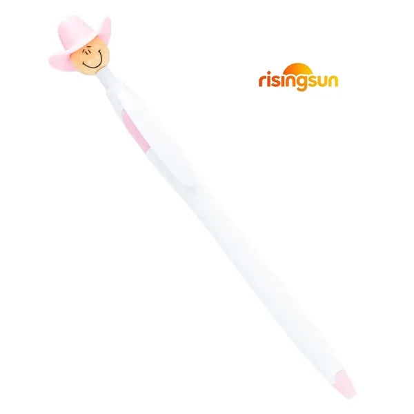 Creative Smiley Face Plastic Click Pen