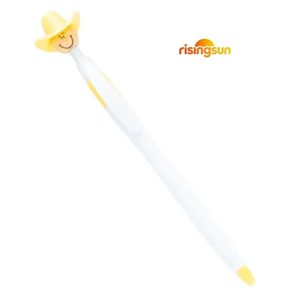 Creative Smiley Face Plastic Click Pen