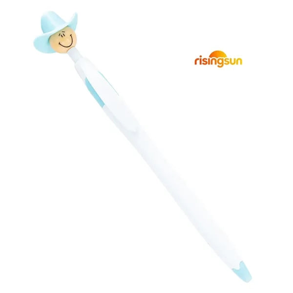 Creative Smiley Face Plastic Click Pen
