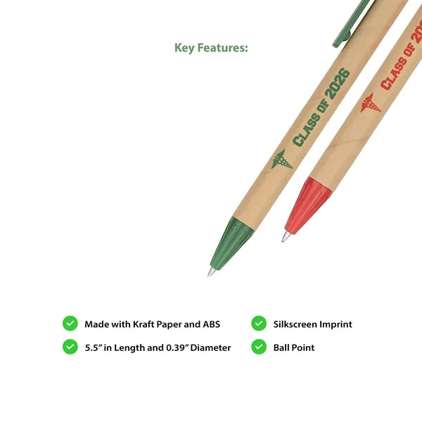Eco Kraft Paper Ballpoint Pen