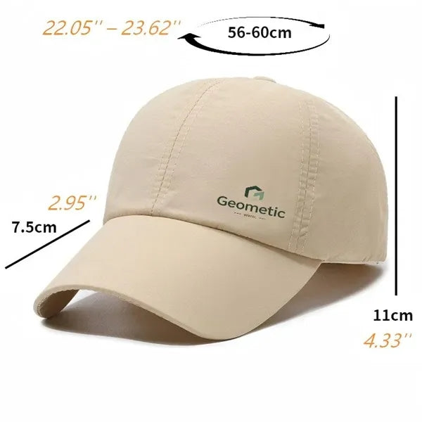 Quick Dry Taslon Sun Cap Breathable Outdoor Hat