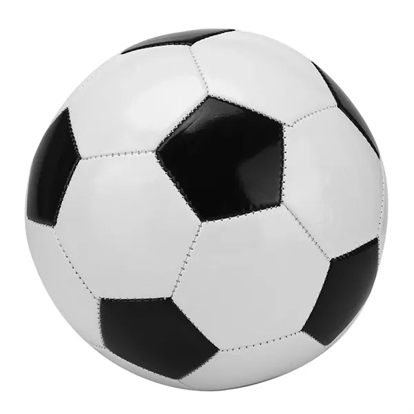 PU Size 5 Black And White Football