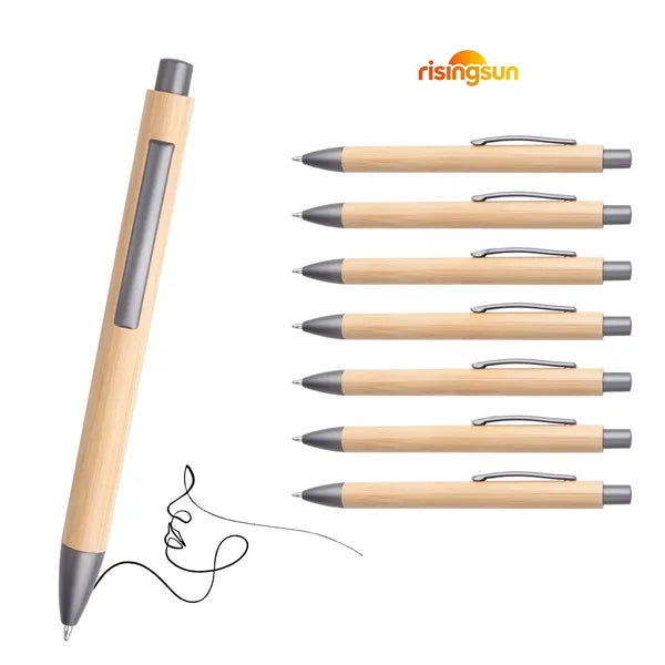 Retro Bamboo Ballpoint Pen