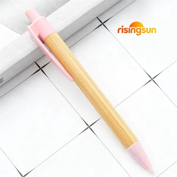 Multicolored bamboo pen