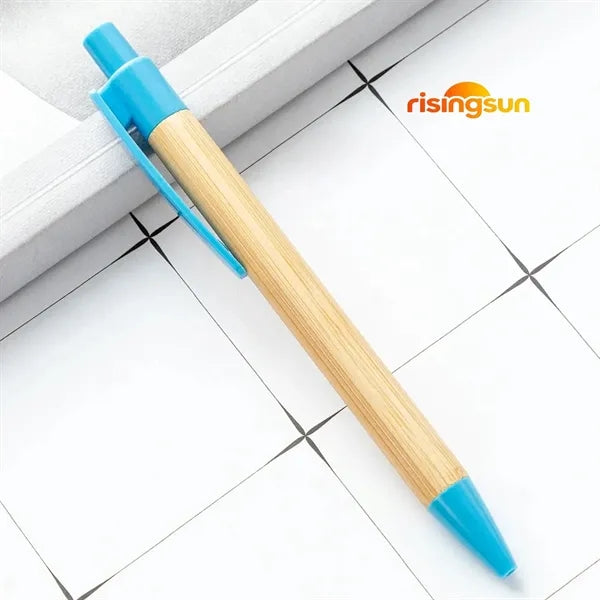 Multicolored bamboo pen