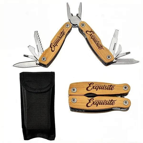 Folding multifunctional pliers