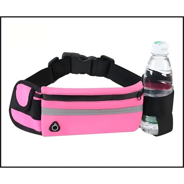 Running Belt with Water Bottle Holder